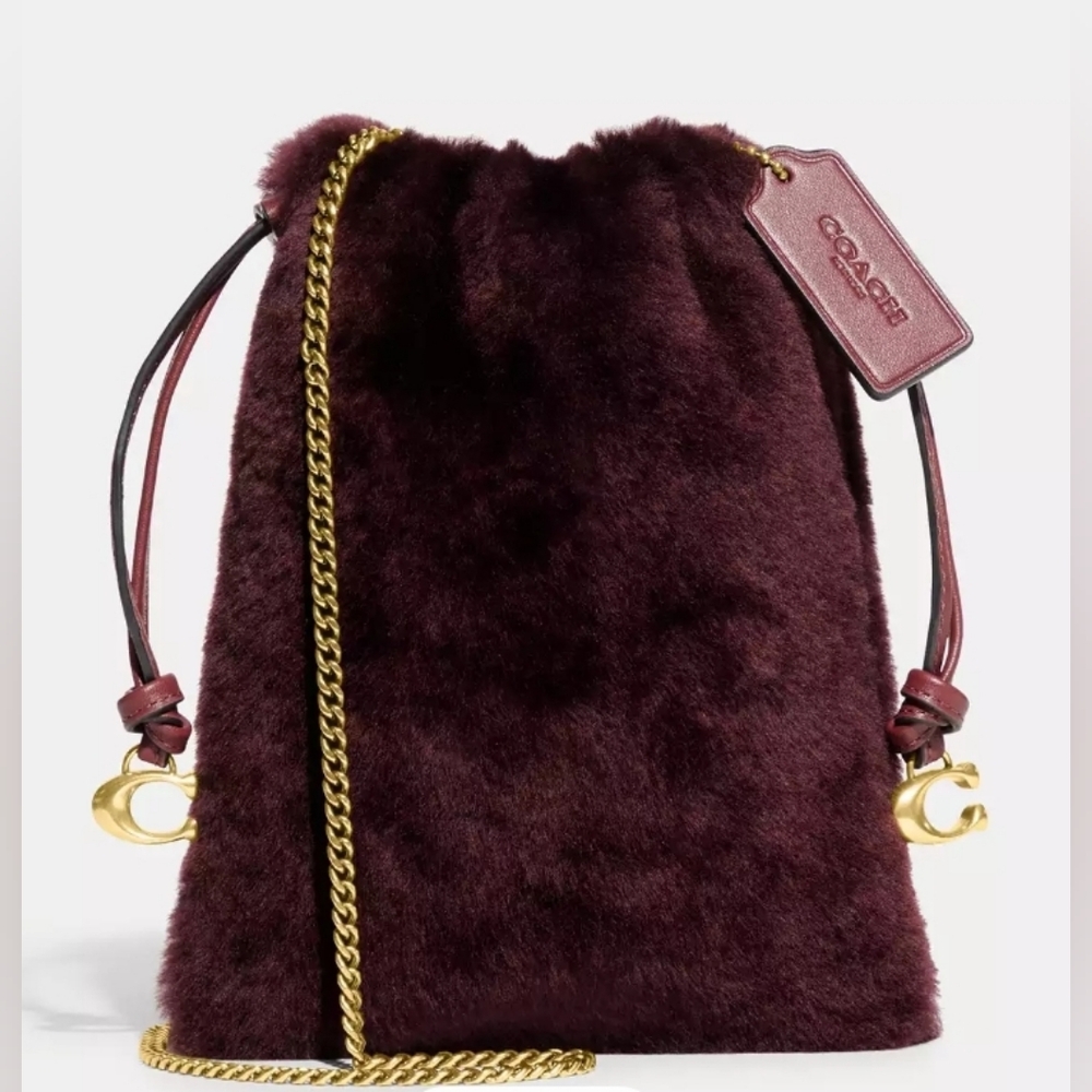 COACH Drawstring Pouch In Shear - Picture 1 of 5